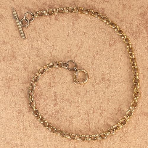 TREEWETO Pocket Watch Vest Chain 37.5 cm Silver/Gold, Gold